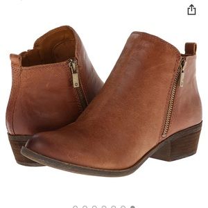 Lucky Brand Basel Booties Toffee